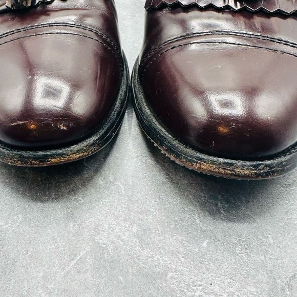 Ellen Edmonds Cap Toe Braided Tassel Slip On Brown Men’s Dress Loafer Shoes size - Picture 13 of 16